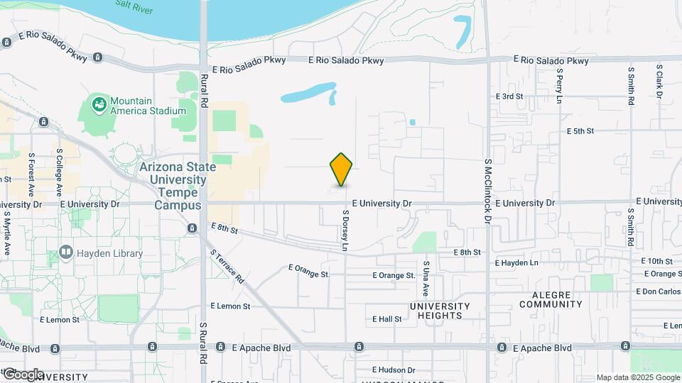 1260 E University Dr Map and Location Details