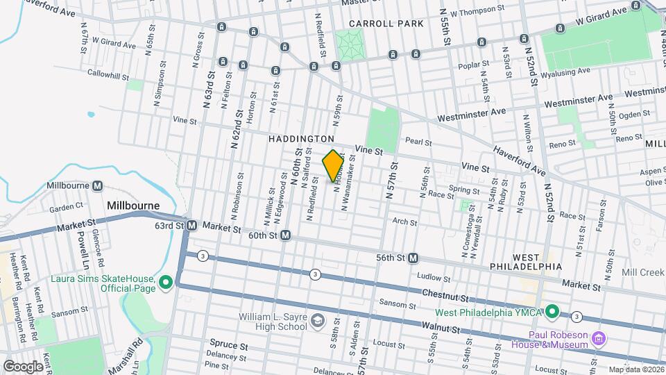 144 N Hobart St Map and Location Details