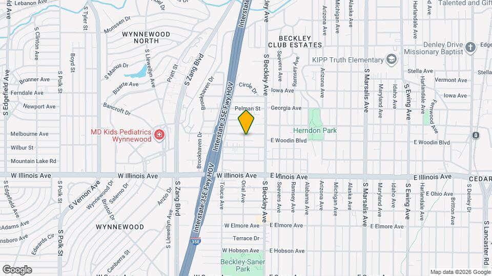 138 W Louisiana Ave Map and Location Details