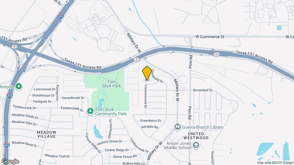 7055 Glenfield Dr Map and Location Details