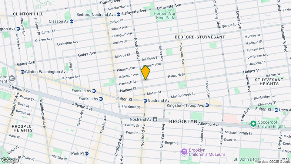 154 Hancock St Map and Location Details