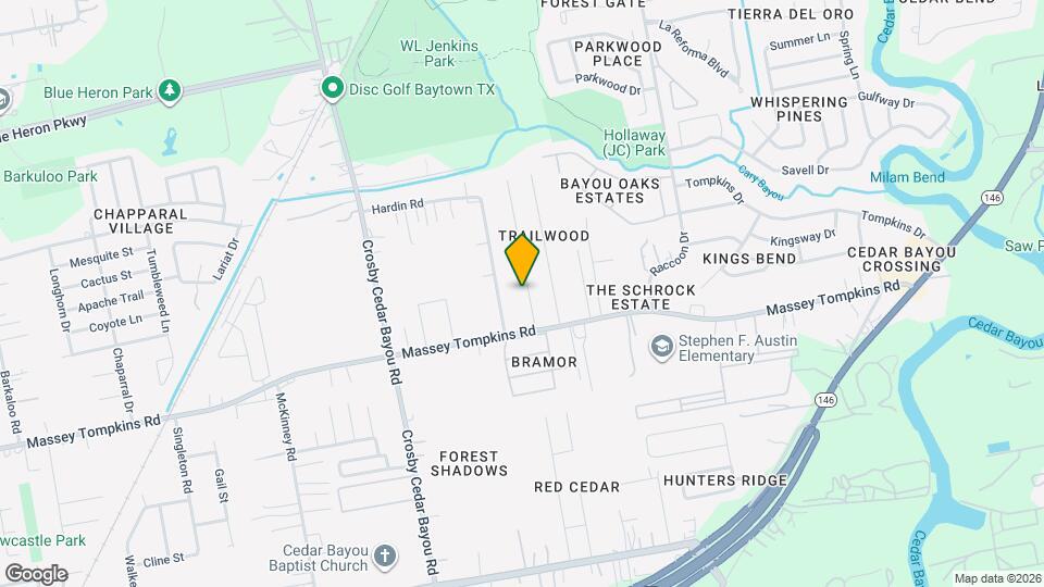 3835 Cary Creek Dr Map and Location Details