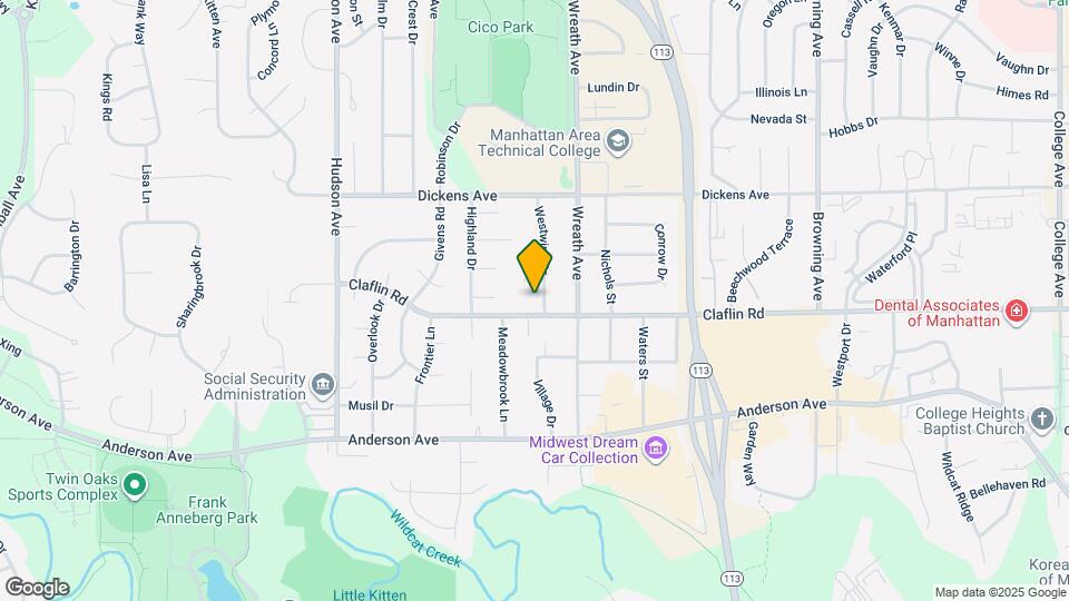1405 Westwind Dr Map and Location Details