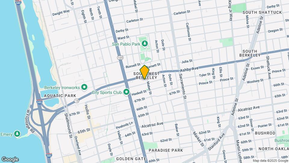 1255 Carrison St Map and Location Details