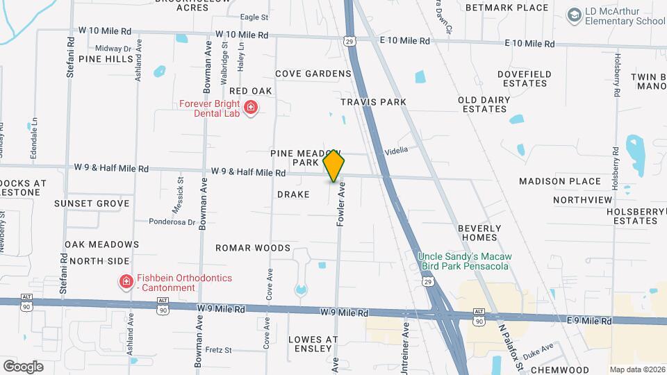 9864 McLuvin Rd Map and Location Details