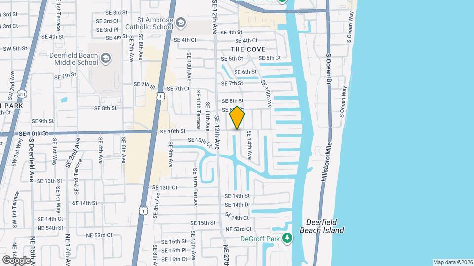 1250 SE 10th St Map and Location Details