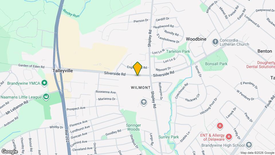 3314 Silverside Rd Map and Location Details