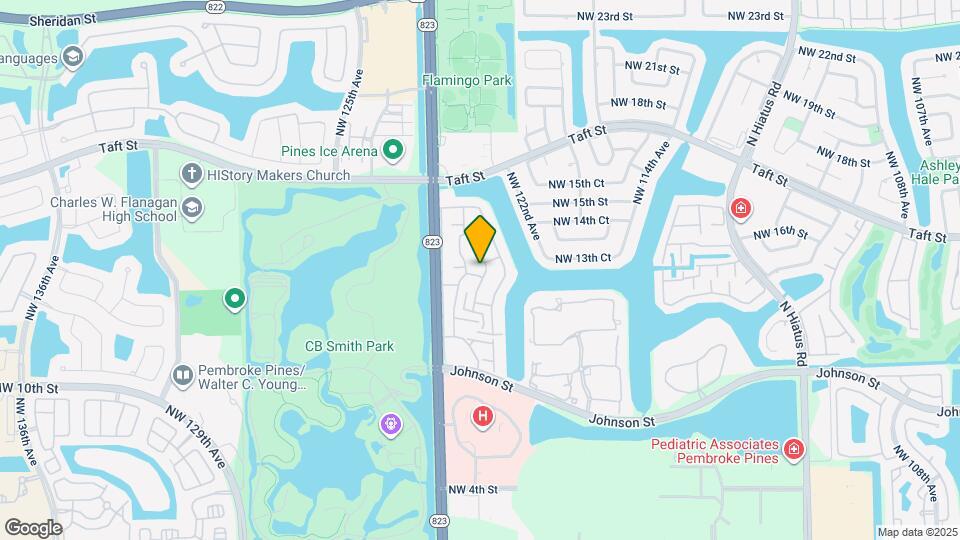12307 NW 13th Ct Map and Location Details