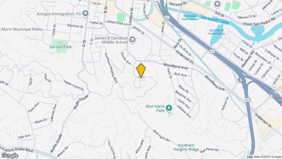 142 Bungalow Ave, Unit #1 Map and Location Details