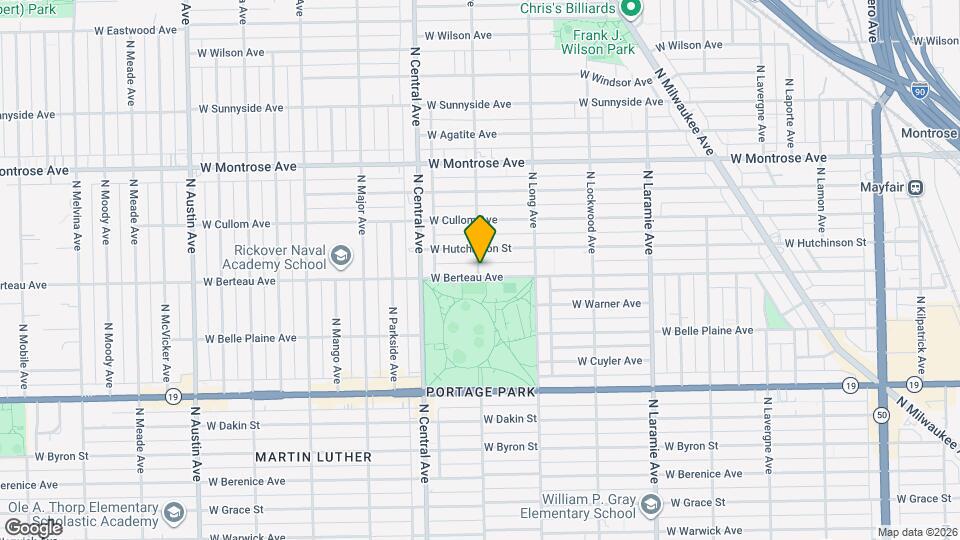 4211 N Linder Ave, Unit 1 Map and Location Details