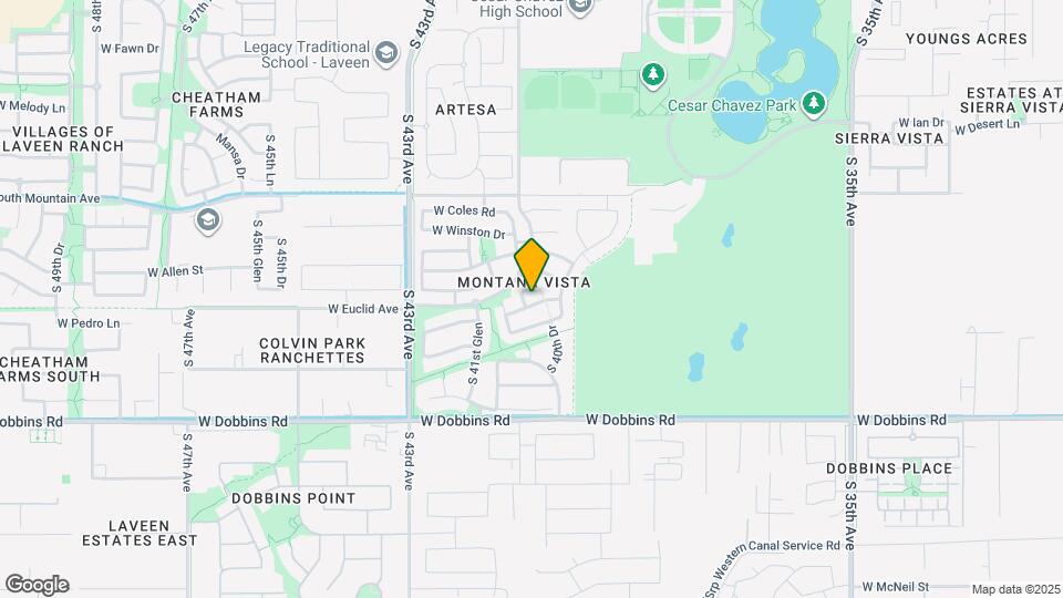 4036 W Pedro Ln Map and Location Details