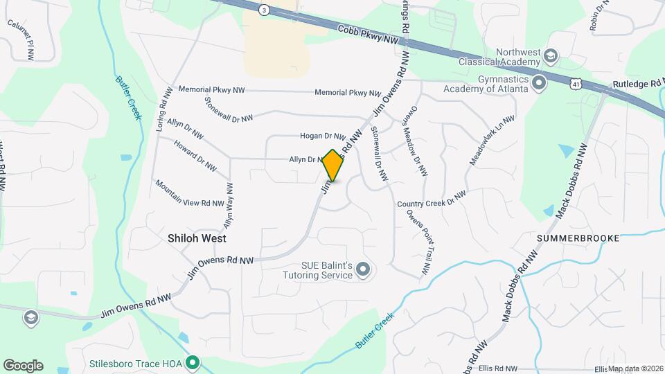 2804 Jim Owens Rd NW Mapa y Detalles de la Ubicación