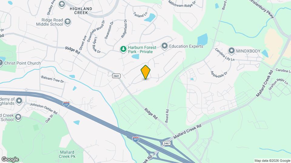 12612 Deaton Hill Dr Map and Location Details