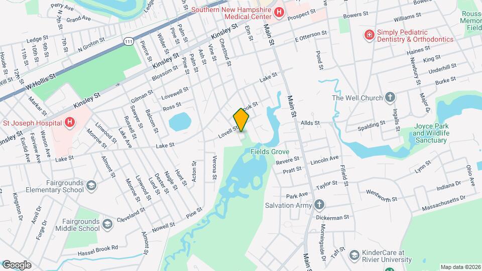 190 Ash St, Unit 2 Mapa y Detalles de la Ubicación