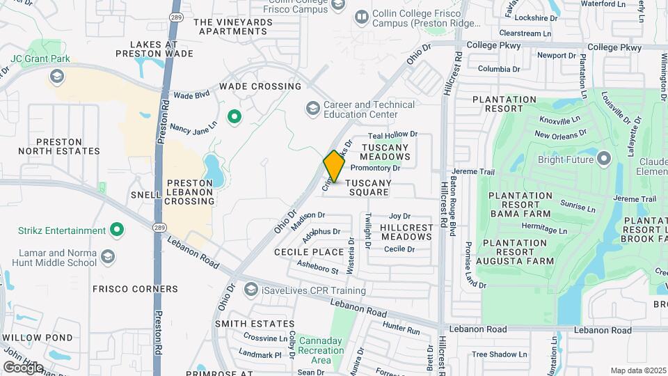 9853 Fleetwood Dr Map and Location Details