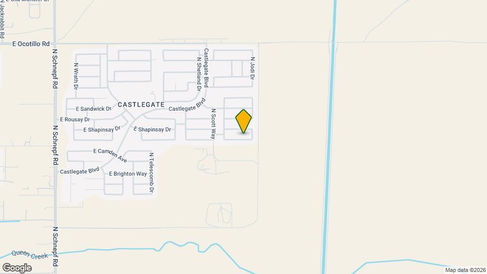 4926 E Whitehall Dr Map and Location Details