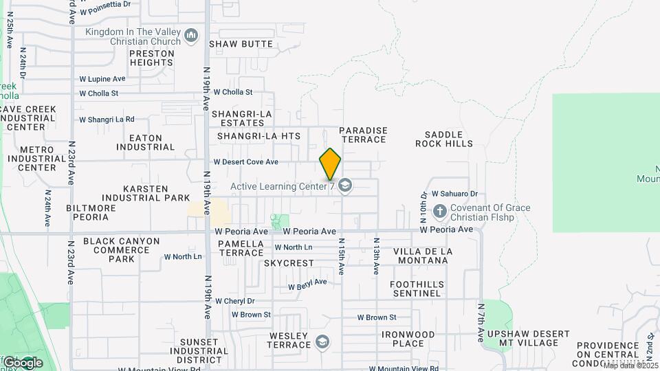 1524 W Sahuaro Dr Map and Location Details