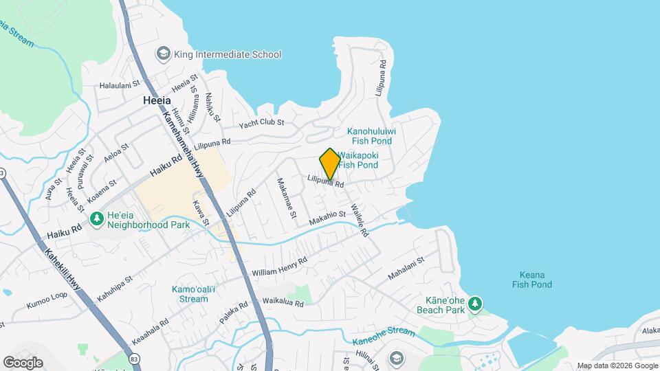 45-202-202 Lilipuna Rd Map and Location Details