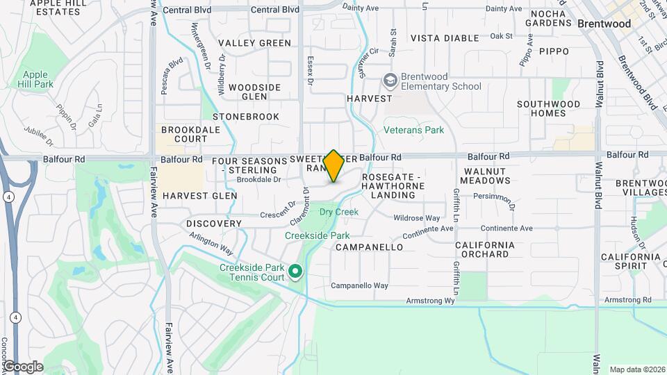 880 Woodsong Ln Mapa y Detalles de la Ubicación