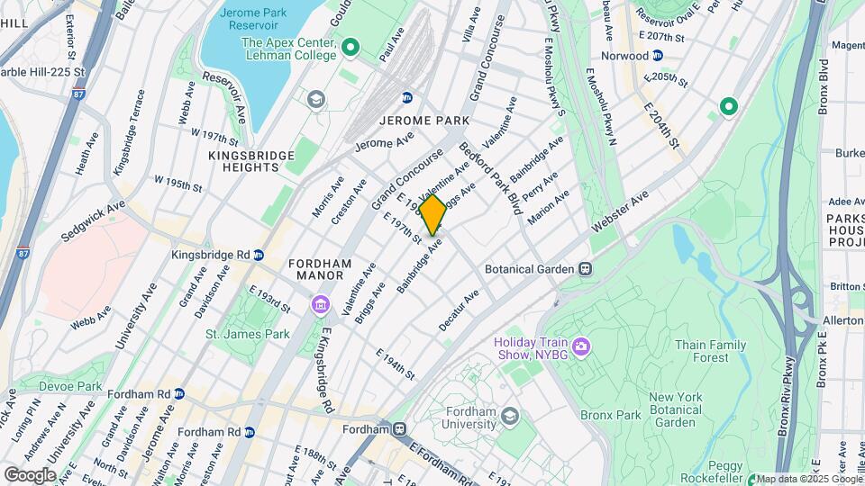 271 E 197th St Map and Location Details