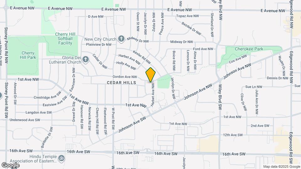 166 Harbet Ave NW Map and Location Details