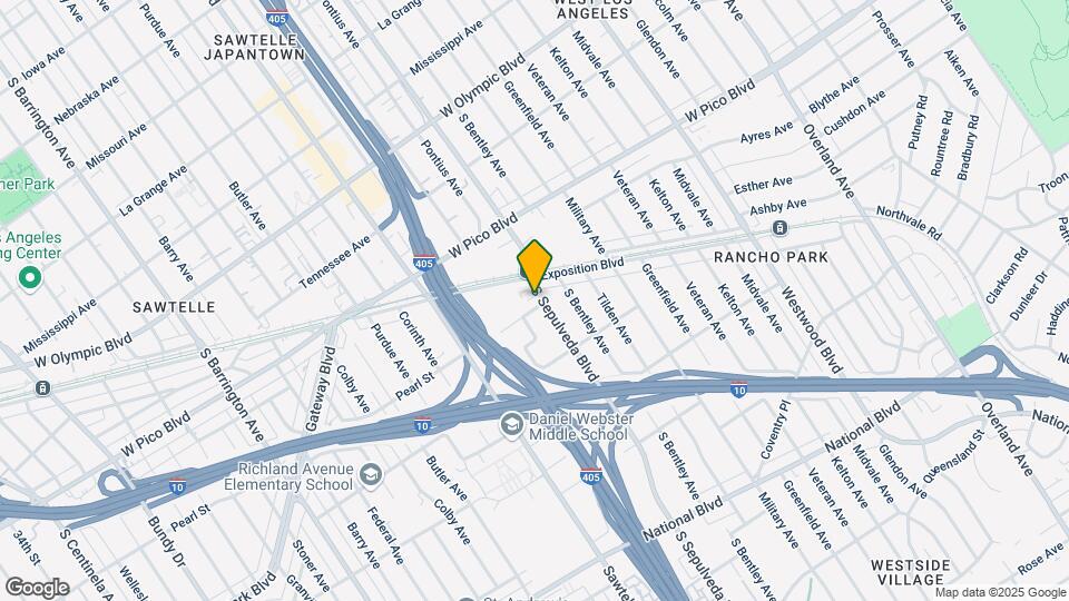 2523 S Sepulveda Blvd Map and Location Details
