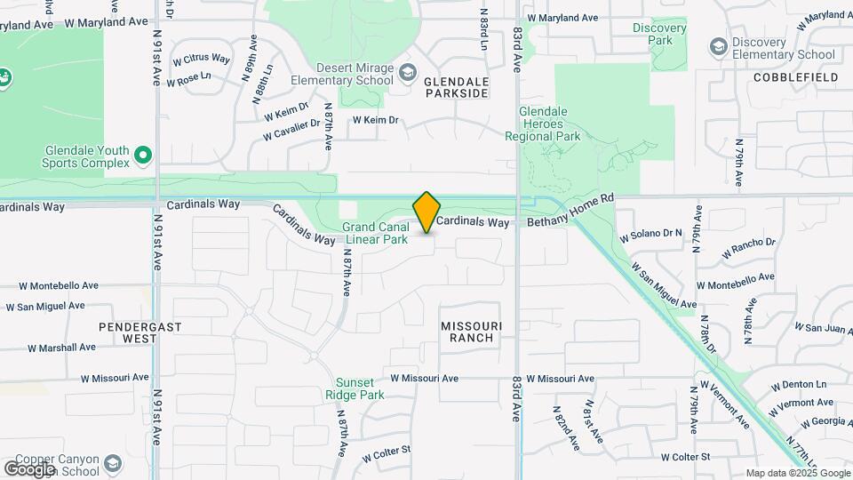 8511 W Palo Verde Dr Map and Location Details