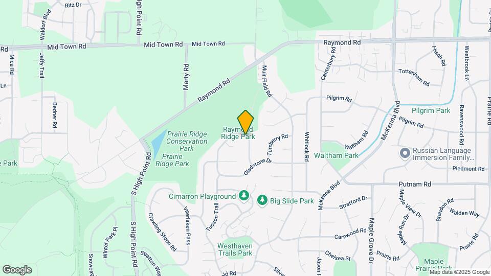 2506 Scenic Ridge Dr Map and Location Details