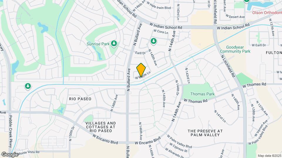 14605 W Verde Ln Map and Location Details
