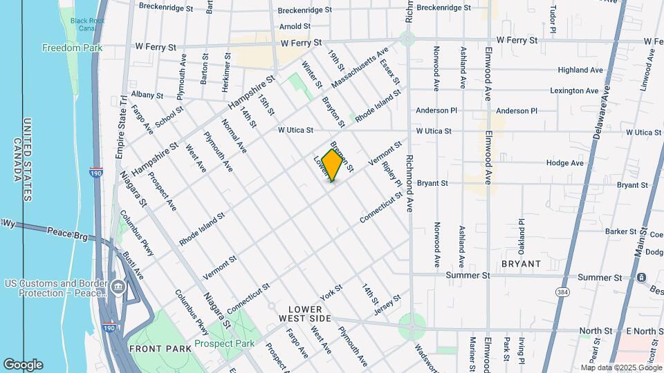 340 Vermont St Map and Location Details