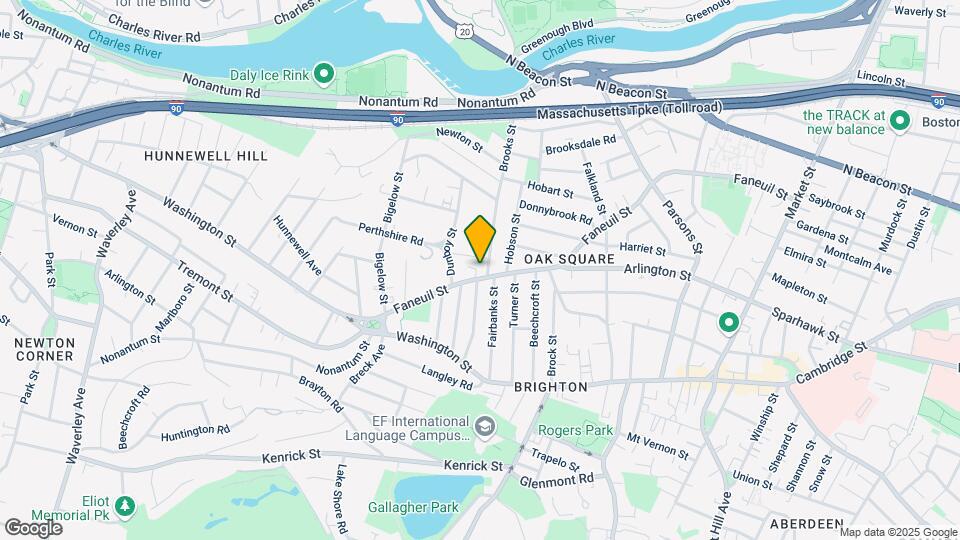 319 Faneuil St, Unit 2 Map and Location Details