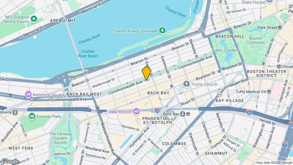 214 Commonwealth Ave Map and Location Details