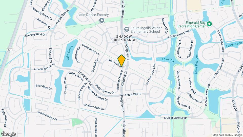 12802 Flat Creek Dr Map and Location Details
