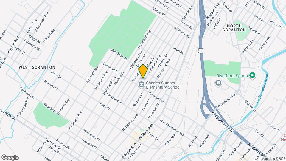 543 N Sumner Ave Map and Location Details