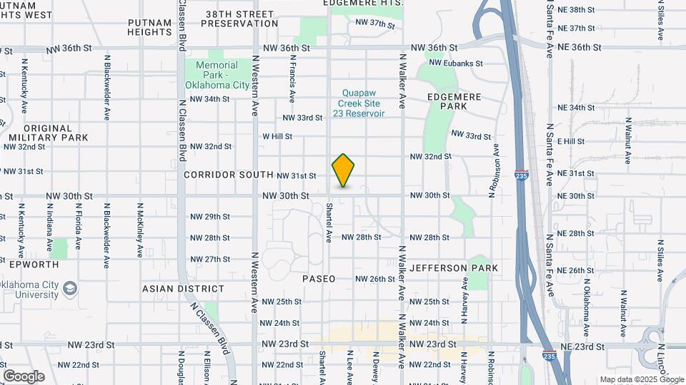 709 NW 30th Map and Location Details