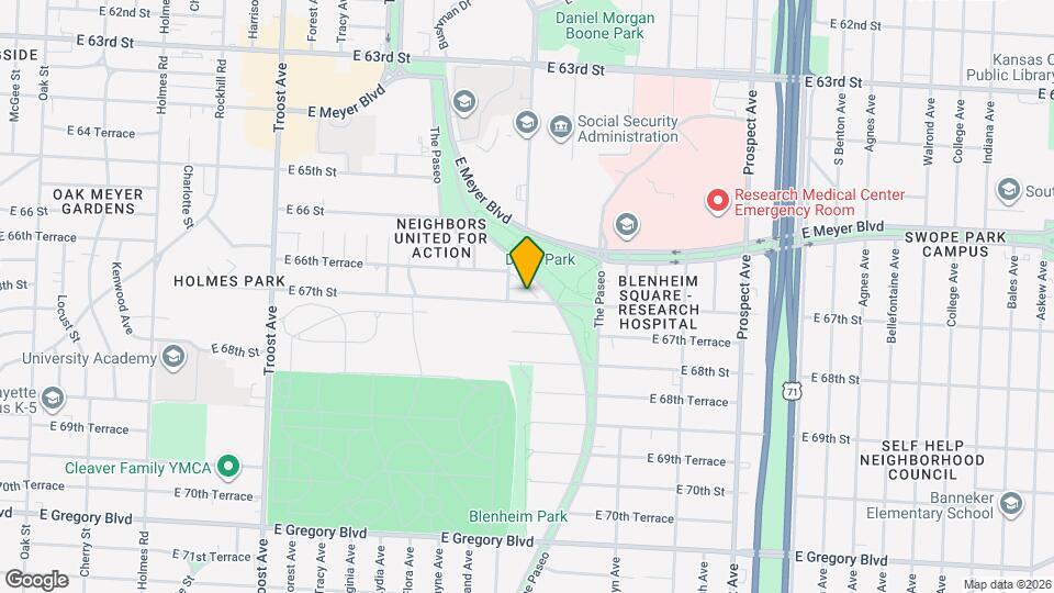 1812 E 67th St Mapa y Detalles de la Ubicación