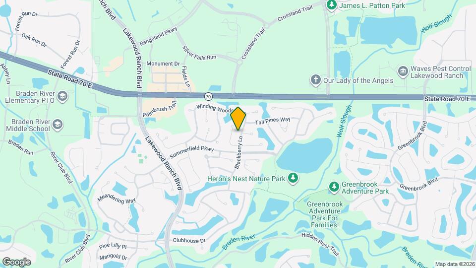 6308 Blackberry Ln Mapa y Detalles de la Ubicación