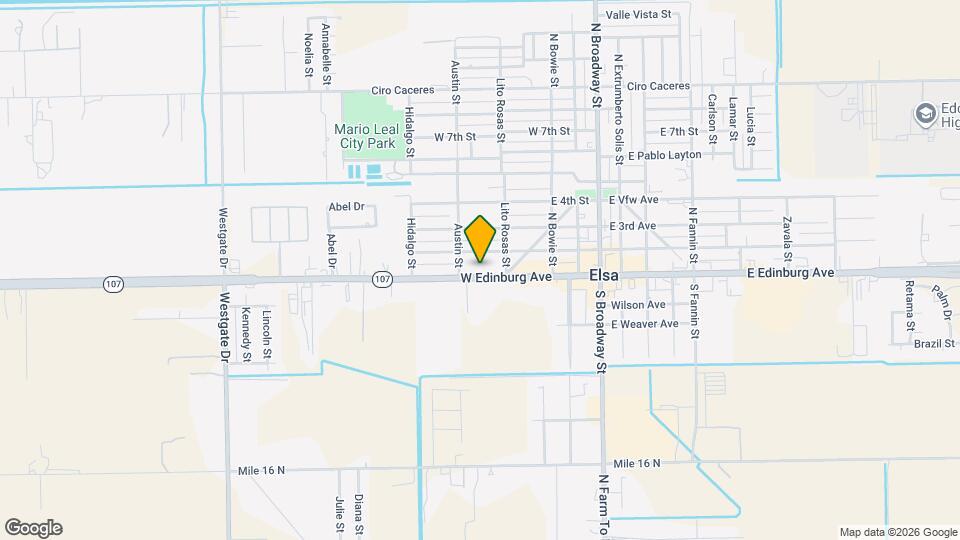 415 W Edinburg Ave Map and Location Details