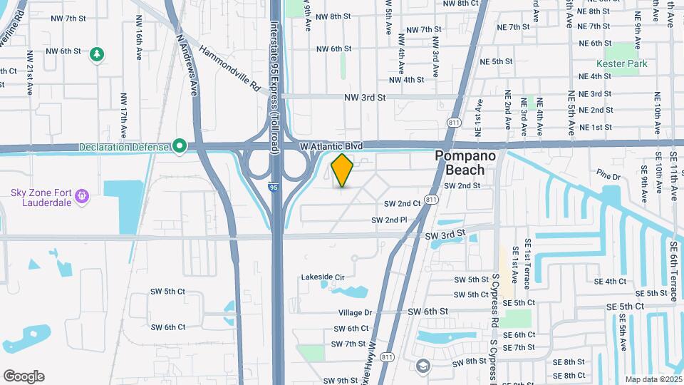 450 SW 2nd St Map and Location Details