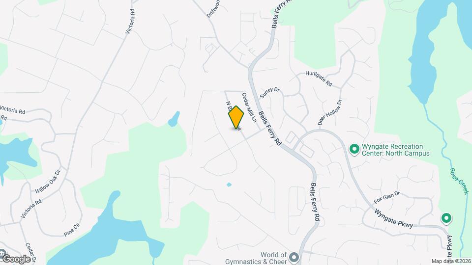 305 N Briar Ridge Mapa y Detalles de la Ubicación