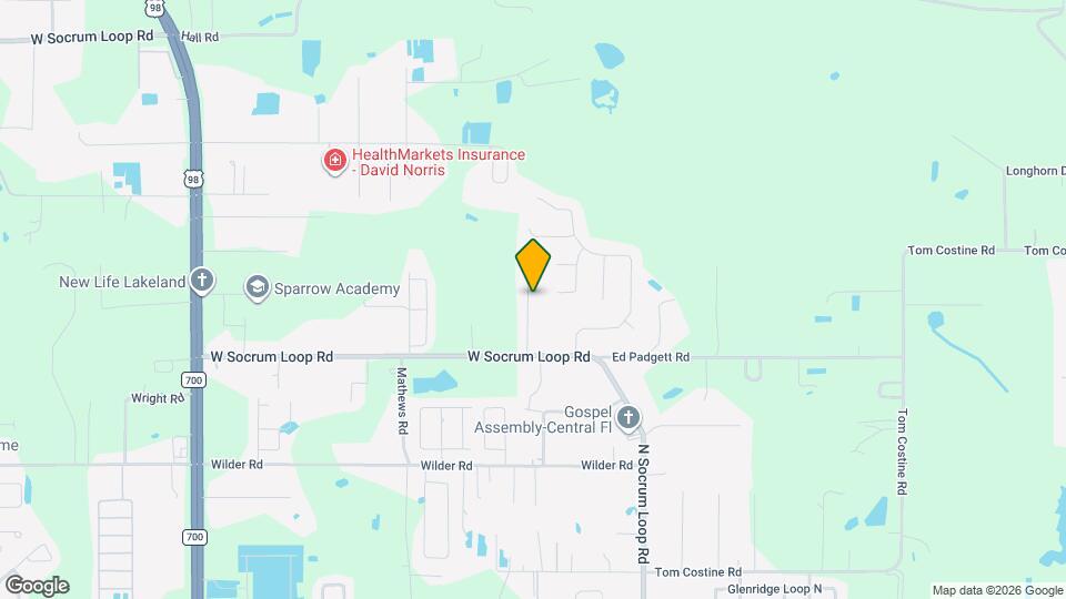 8601 Sunnydale Ln Map and Location Details