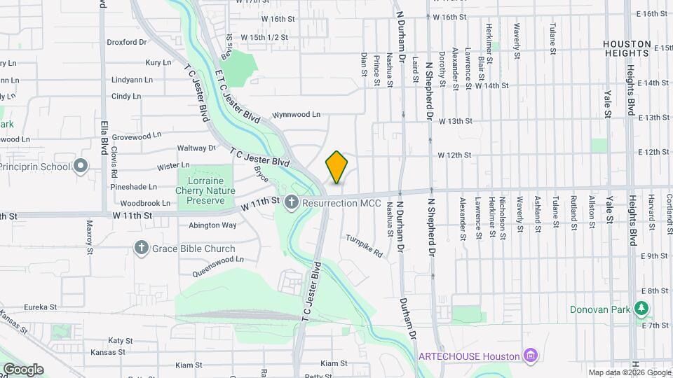 1107 Worthshire St Map and Location Details