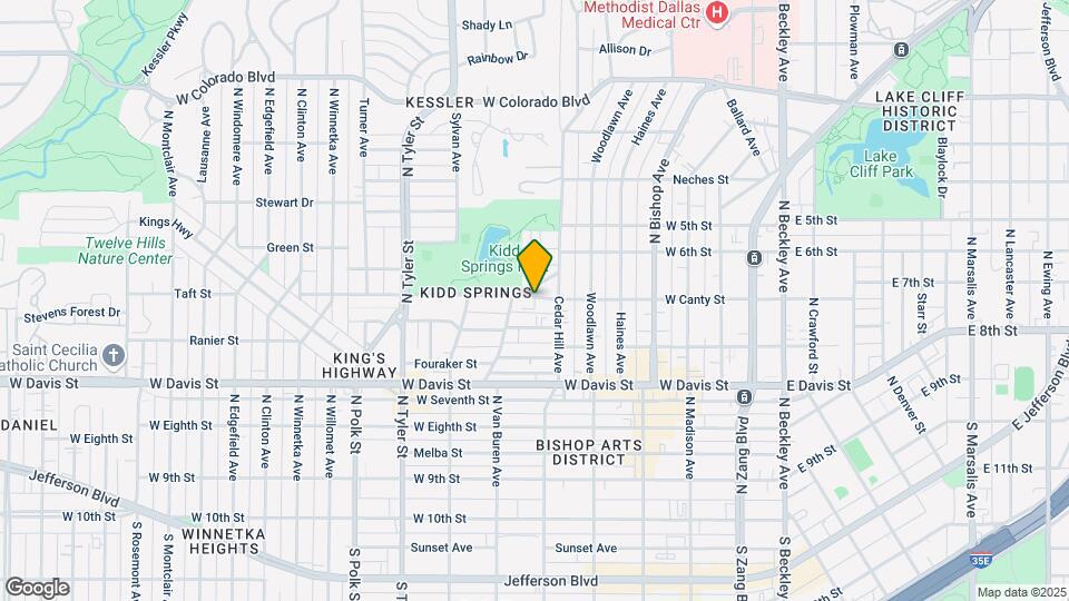 630 W Canty St Map and Location Details