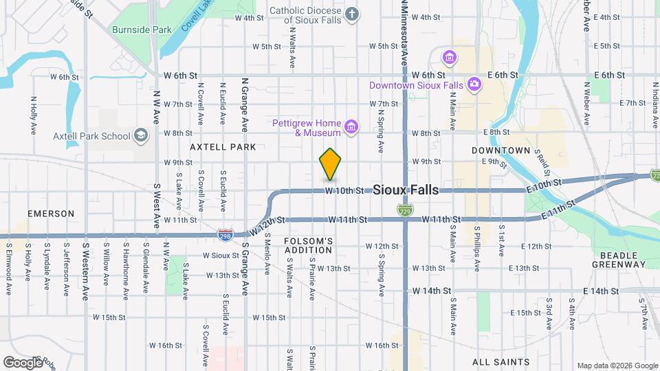 133 S Summit Ave Map and Location Details