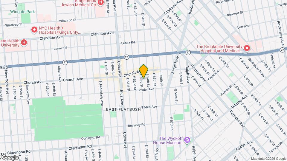 347 E 53rd St Map and Location Details