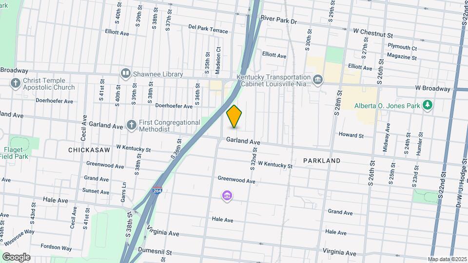 838 S 33rd St Map and Location Details