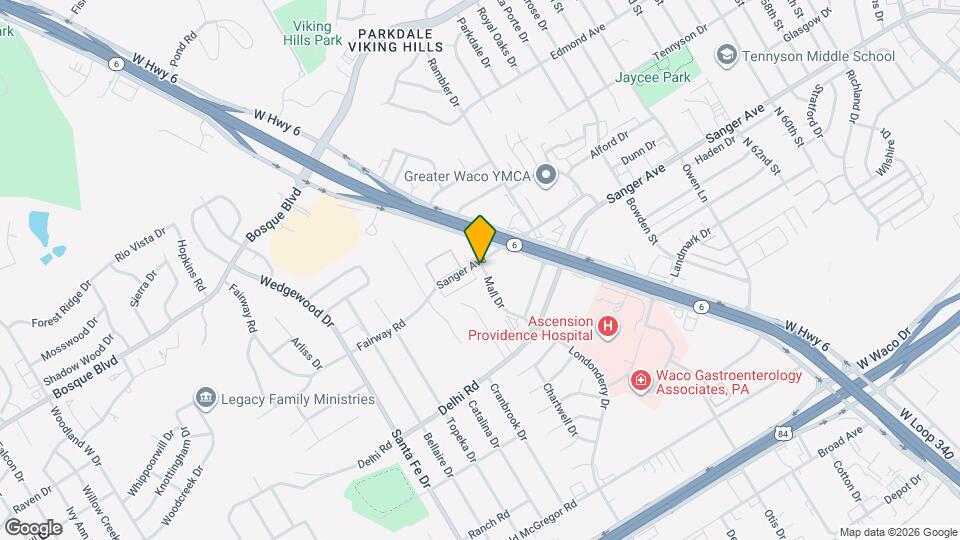 7200 Sanger Ave Map and Location Details