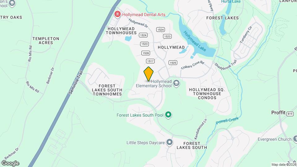 1620 Poes Ln Map and Location Details