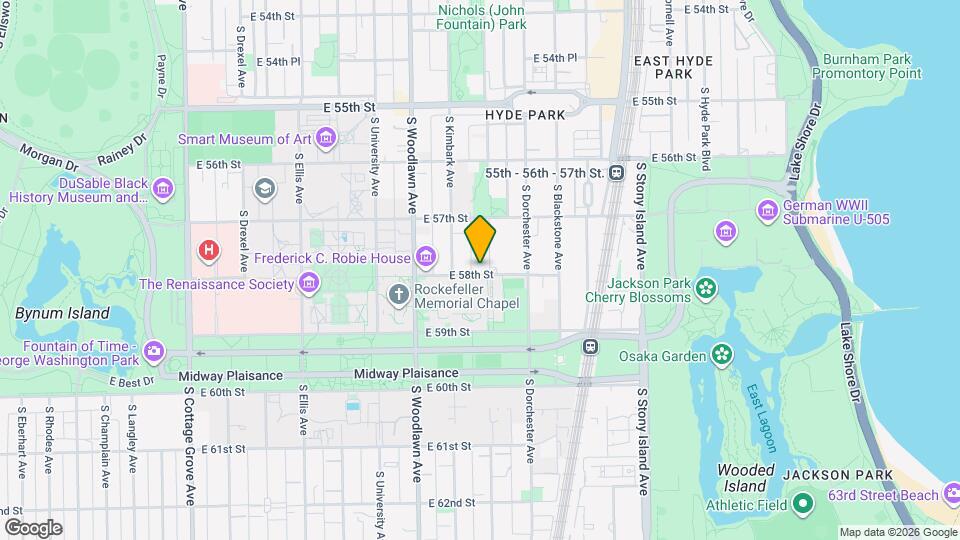 5756 S Kenwood Ave, Unit A Mapa y Detalles de la Ubicación