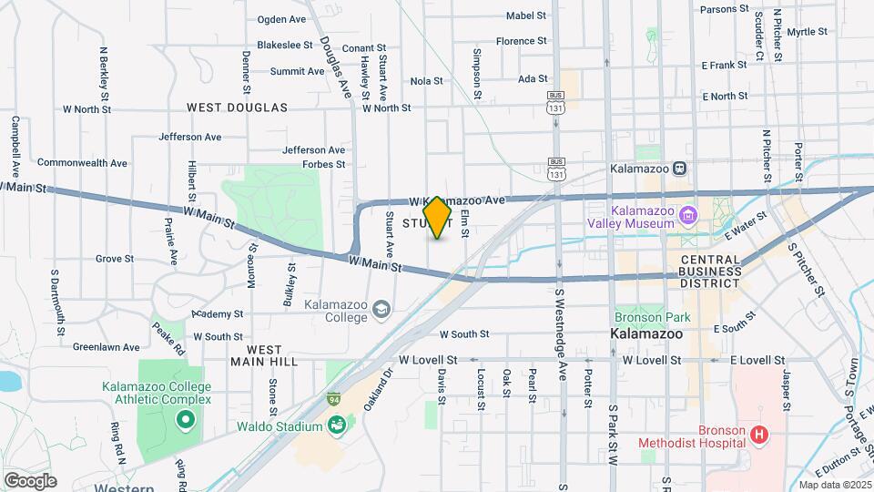 208 Woodward Ave Mapa y Detalles de la Ubicación